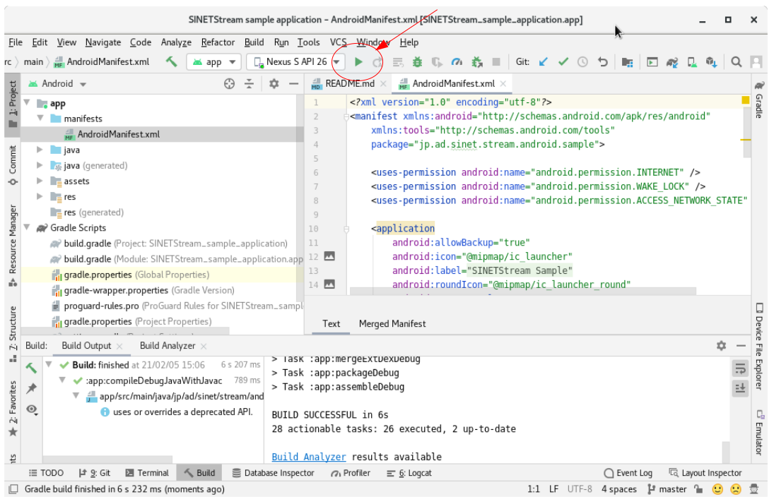 Build on Android Studio