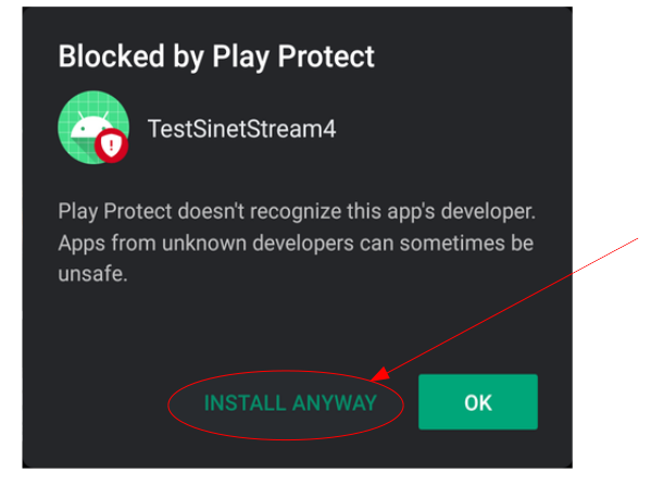 Confirmation by Play Protect#1