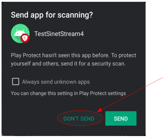 Confirmation by Play Protect#2